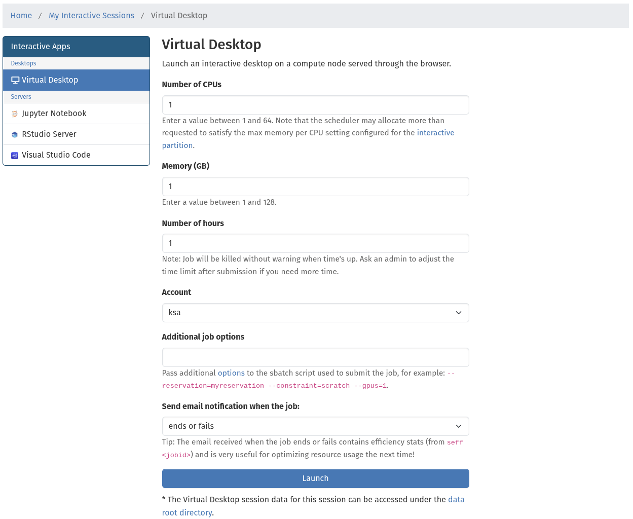 virtual desktop resources